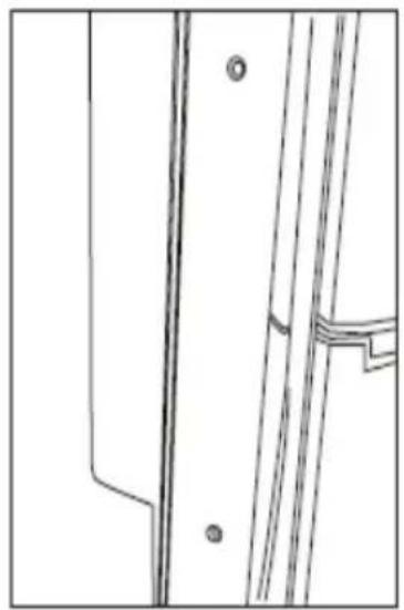 GORENJE KRF4151AW KRT - Posizionamento maniglia - 1