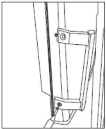 GORENJE KRF4151AW KRT - Instalarea mânerului - 2