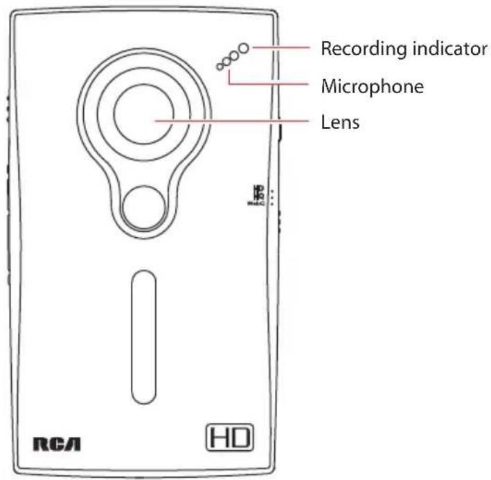 Recording indicator Microphone Lens RCA HD