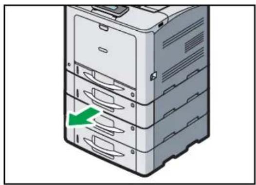 RICOH Aficio SP C730DN - Meddelelse om papirstop (Y) - 1