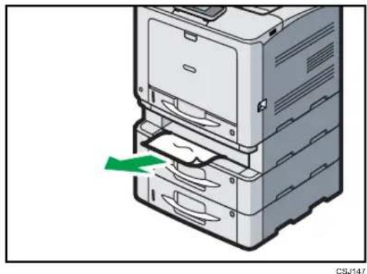 RICOH Aficio SP C730DN - Meddelelse om papirstop (Y) - 4