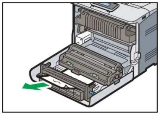 RICOH Aficio SP C730DN - Meddelelse om papirstop (Z) - 2