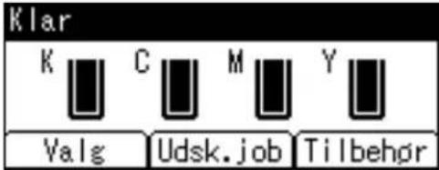 Klar K C M Y Valg Udsk.job Tilbehør
