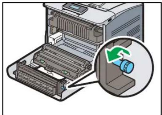 RICOH Aficio SP C730DN - Meddelelse om papirstop (Z) - 3