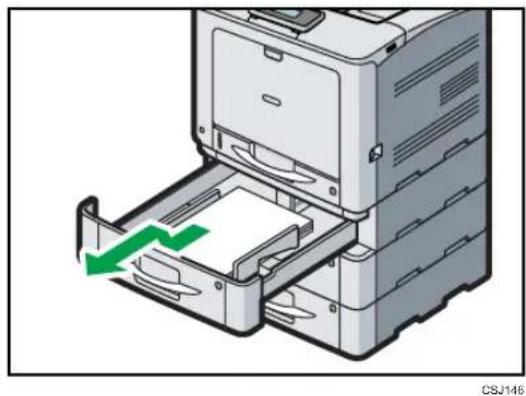 RICOH Aficio SP C730DN - Meddelelse om papirstop (Y) - 3