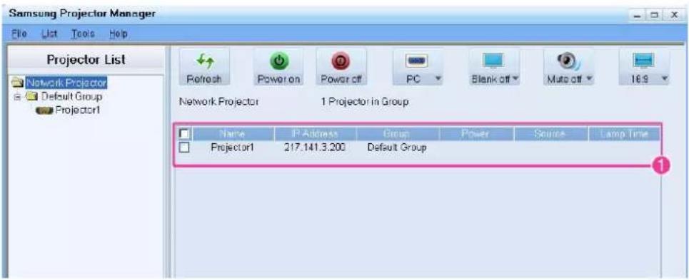 SAMSUNG SP-M255W - 3-6-2. Projektoradministration med pc-software - 4