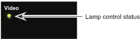 Video Lamp control status