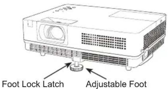 Foot Lock Latch Adjustable Foot