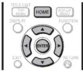 TITLE LIST TOP MENU HOME POTCAP MENU DISPLAY FUNCTION ENTER EXIT RETURN