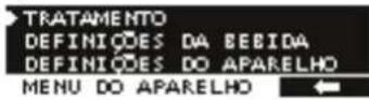 SEVERIN KV 8001 - Vista "Menu do aparelho" - 1