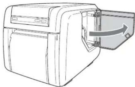 SONY UP-CX1 - Removing the ribbon cartridge - 1