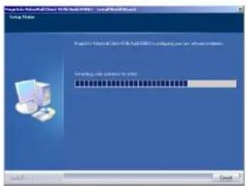 Progress Visual/Real Server (RFS) Build/PROD.1 (Install/Build/Build) Setup Status Progress Visual/Real Server (RFS) Build/PROD.1 is configuring your own software version. Cancel