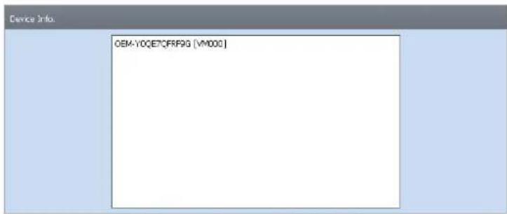 Device Info. OEM-YOCETCFRP9G [VM000]