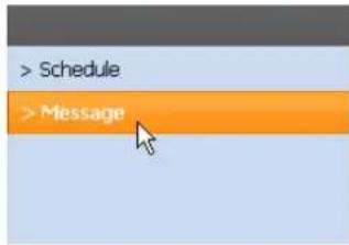 > Schedule > Message