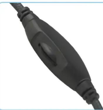 Close-up of a black plastic electrical plug with a central connector (no text or symbols visible)