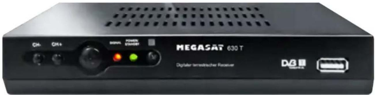 CH- CH+ BISIPAL POWER STANDARD MEGASAT 630 T Digital terrestrischer Receiver DG II CERIK 120000