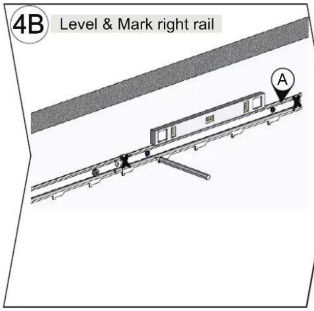 4B Level & Mark right rail A