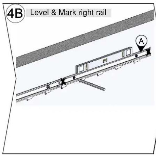4B Level & Mark right rail A