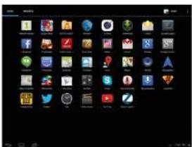 Screenshot of a macOS desktop with multiple app icons including Facebook, Twitter, and Instagram