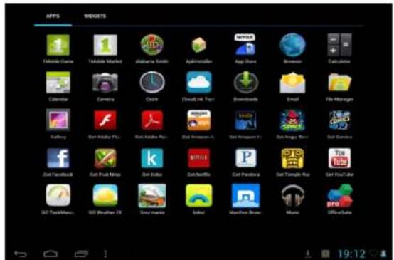 APPS NIGETS Mobile Game Mobile Market Hotzone Street App Store App Store Browser Calculator Calendar Camera Clock Cloud Kit Trip Download Email File Manager Gallery Get Mobile PC Get Google PC Get Amazon A Get Smartphone C Get Audio Block Get Camera Get Facebook Get Fruit Maps Get Video Get Netflix Get Pandora Get Template Box Get YouTube GO TrackMap... GO Weather VR Data Images Infor Mantai Web Music OfficeSuite