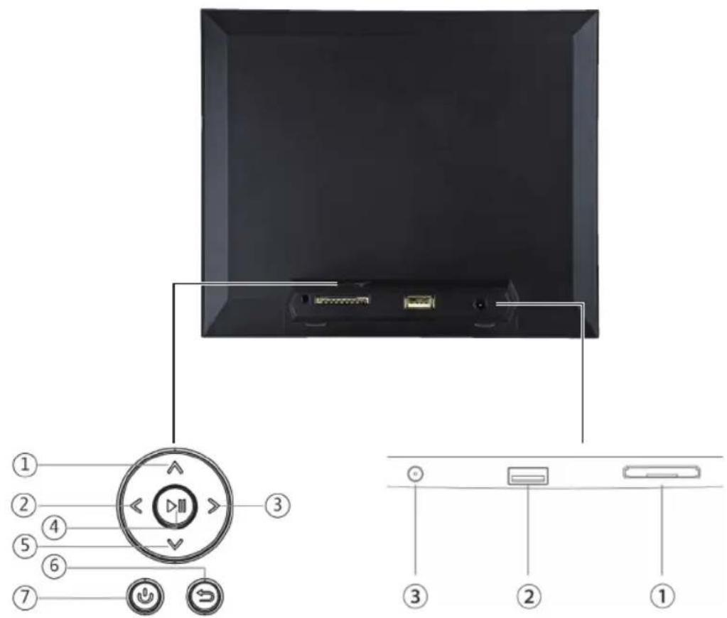 HAMA Slimline 8.0 - Cadre photo numérique (vue avant) - 1