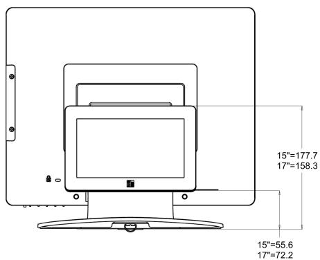 15"=177.7 17"=158.3 15"=55.6 17"=72.2