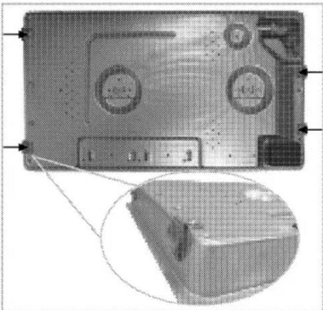 BEKO HDCG 32220 SX - Rear view (connection holes) - 2