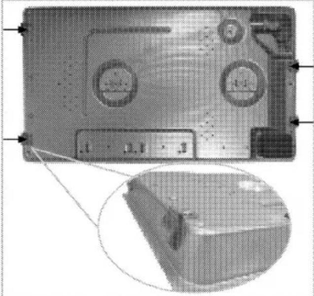 BEKO HDCG 32220 SX - Widok z tyłu (otwory przyłączeniowe) - 2