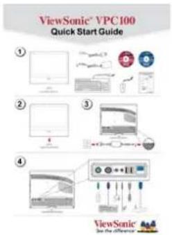ViewSonic® VPC100 Quick Start Guide ① ② ③ ④ ViewSonic See the difference