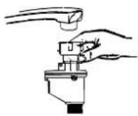 DAEWOO DDW-M1212 - Branchement du tuyau d'alimentation aquastop - 1