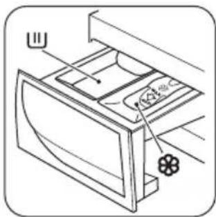 ZANUSSI ZWGB 6140 P - Pesuainelokerikon avaaminen - 1