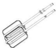 WILFA HM-1SS - Beaters /Dough Hooks - 1