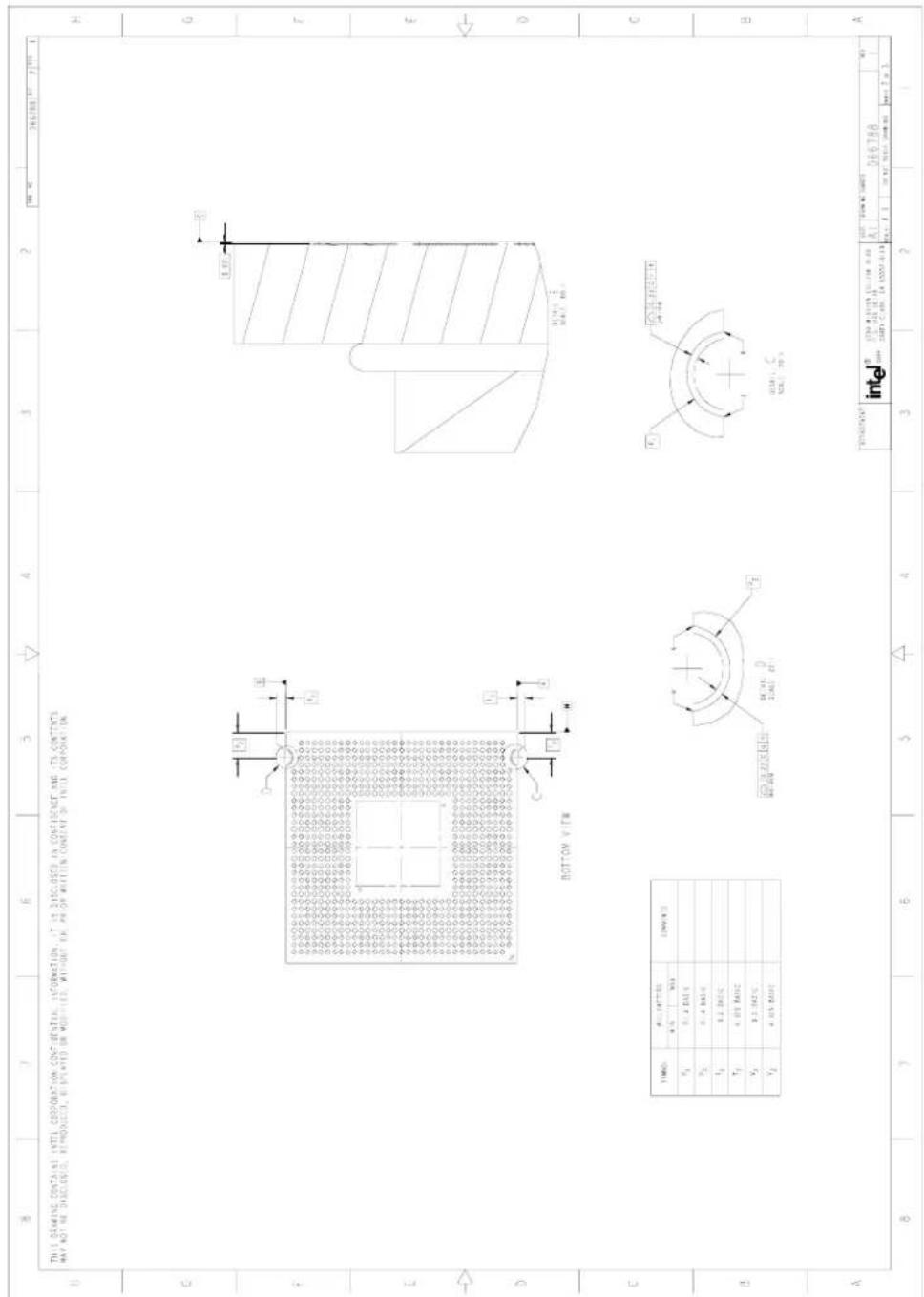 THIS DRAWING PROCESSED INTELE CORPORATION CONT. REGINA, INFORMATION, IT IS DISCLOSED IN CONFESSION AND ITS CONTRACTS MAY NOT BE DISCLOSED. REPROVED OR MOUNTED. WITHOUT THE INFORMATION CONTACT OF THIS CORPORATION BOTTOM VIEW 10000 4.2 FUTURES 0.75 NO. 100 W/10 T1 0.2 DANS T2 0.4 BANS T3 0.5 BANS T4 0.6 BANS T5 0.7 BANS T6 0.8 BANS T7 0.9 BANS T8 1.0 BANS T9 1.1 BANS T10 1.2 BANS T11 1.3 BANS T12 1.4 BANS T13 1.5 BANS T14 1.6 BANS T15 1.7 BANS T16 1.8 BANS T17 1.9 BANS T18 2.0 BANS T19 2.1 BANS T20 2.2 BANS T21 2.3 BANS T22 2.4 BANS T23 2.5 BANS T24 2.6 BANS T25 2.7 BANS T26 2.8 BANS T27 2.9 BANS T28 3.0 BANS T29 3.1 BANS T30 3.2 BANS T31 3.3 BANS T32 3.4 BANS T33 3.5 BANS T34 3.6 BANS T35 3.7 BANS T36 3.8 BANS T37 3.9 BANS T38 4.0 BANS T39 4.1 BANS T40 4.2 BANS T41 4.3 BANS T42 4.4 BANS T43 4.5 BANS T44 4.6 BANS T45 4.7 BANS T46 4.8 BANS T47 4.9 BANS T48 5.0 BANS T49 5.1 BANS T50 5.2 BANS T51 5.3 BANS T52 5.4 BANS
