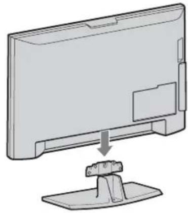 SONY Bravia KDL-40V4000K - 2: Montera stativet (utom för KDL-52V4000/52V42xx) - 1