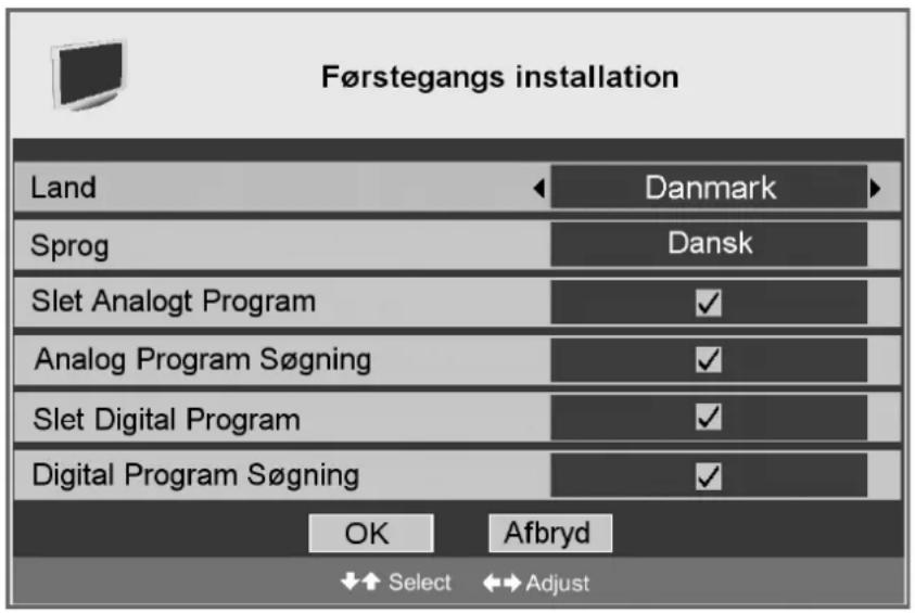 Amitech 25318 - Installation af TV kanaler - 1