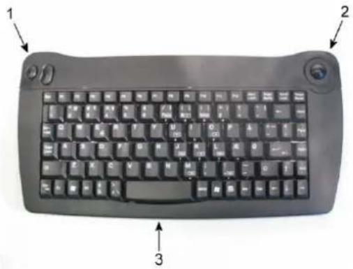 Amitech HomeCenter Living 441 - 1.4.2Tr° adløsttastaturogmus - 1