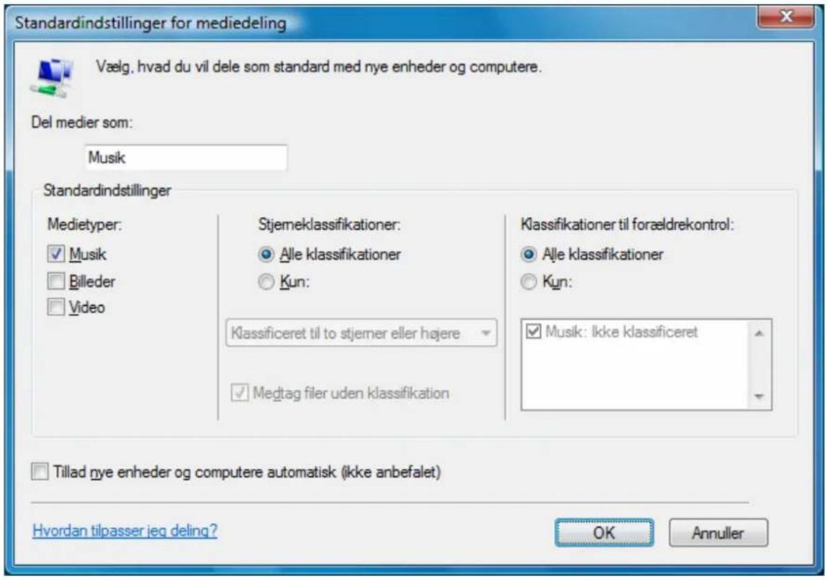 Amitech Internet Audio system 310 - Windows Media Player 11 opsætning - 3