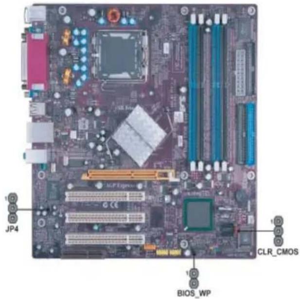 JP4 M.P Express CLR_CMOS BIOS_WP