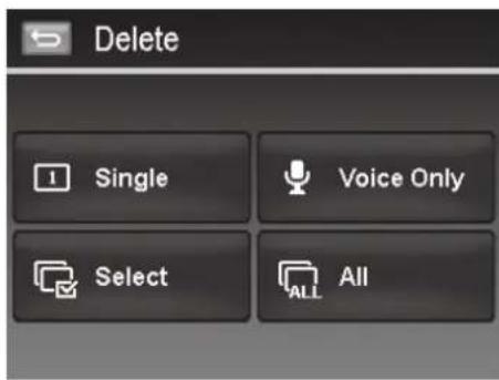 Delete Single Voice Only Select ALL All