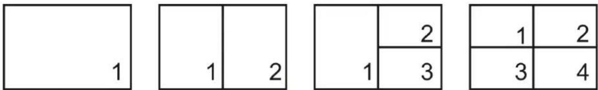 1 1 2 1 2 3 1 2 3 4