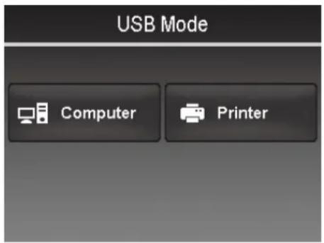 USB Mode Computer Printer
