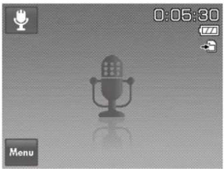 Generic microphone icon on a gray background, no text or symbols present