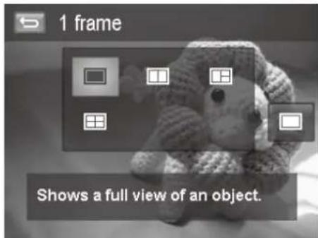 1 frame Shows a full view of an object.