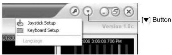 Joystick Setup Keyboard Setup Language [▼] Button 0/2006 3:06:08.706 PM Version 1.0c