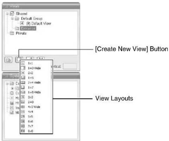 [Create New View] Button View Layouts