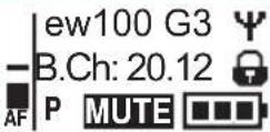 SENNHEISER EW 100 ENG G3-G - SK 100/SKM 100/SKP 100 G3 - 3
