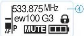 SENNHEISER EW 100 ENG G3-G - SK 100 G3 SKM 100 G3 SKP 100 G3 - 4