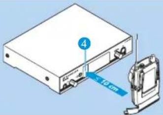 SENNHEISER EW 300 IEM G3-C-EU - Carrying out an Easy Setup Sync or a Sync function - 1