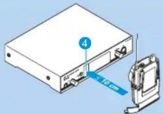 SENNHEISER EW 300 IEM G3-D-EU - Carrying out an Easy Setup Sync or a Sync function - 1