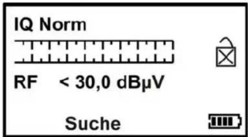 IQ Norm RF < 30,0 dBµV Suche